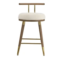 Juniper Velvet Barstool