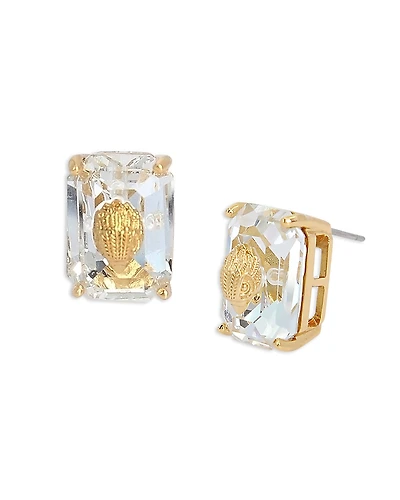 Kurt Geiger London Signature Stone Stud Earrings