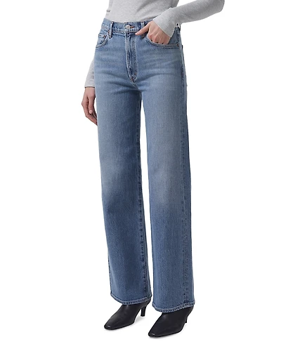Agolde Harper Mid Rise Wide Leg Jeans