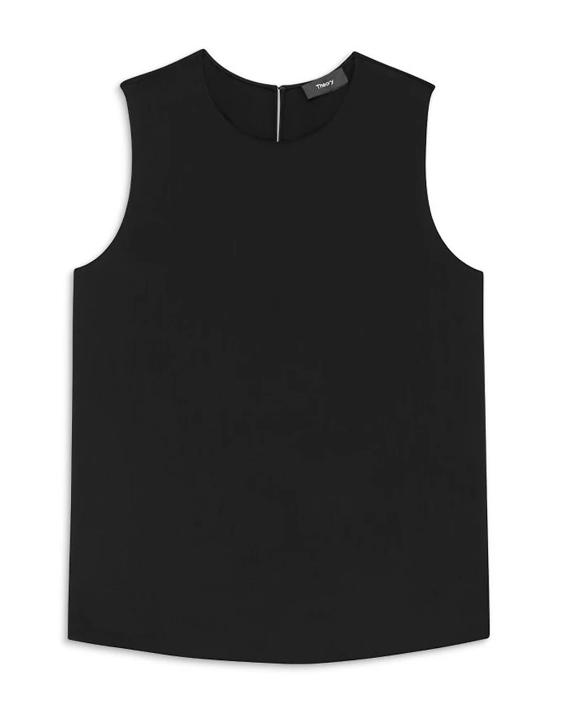Silk Sleeveless Top