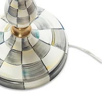 Sterling Check Enamelware Reading Floor Lamp