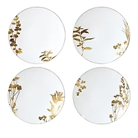 Bernardaud Vegetal Or Assorted Dinner Plates, Set of 4