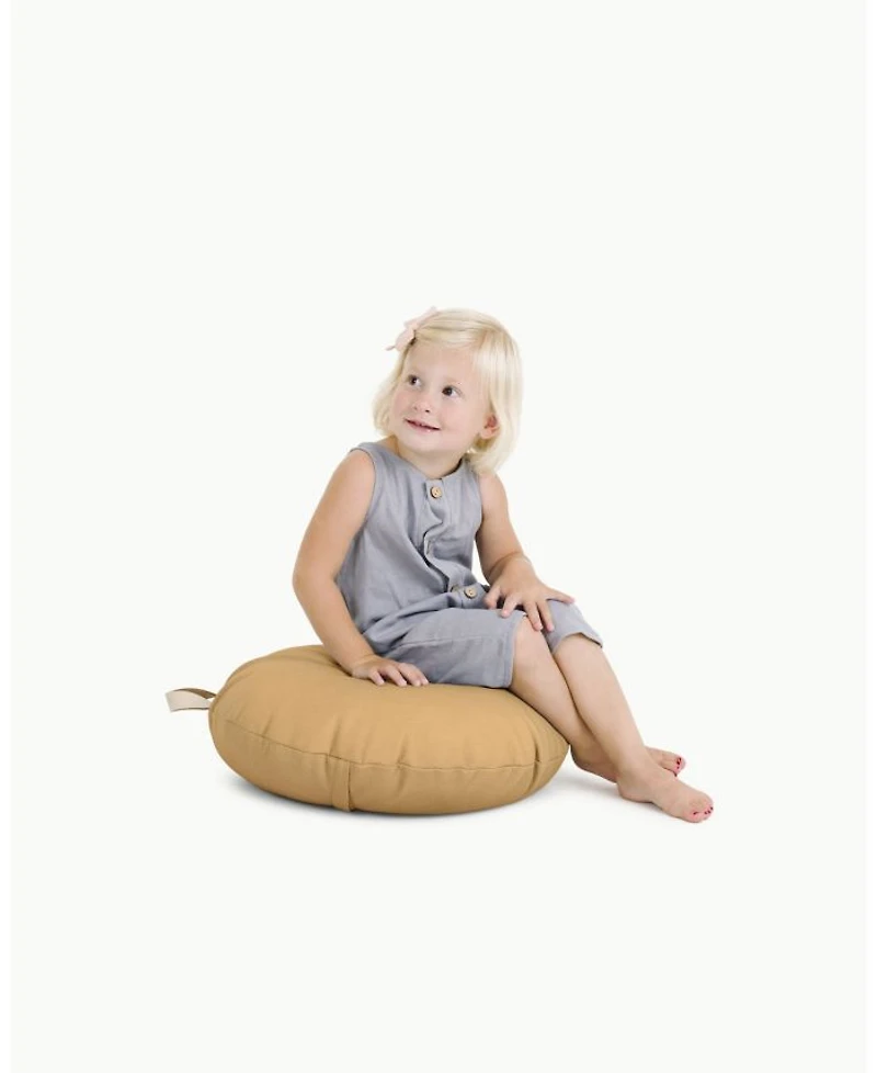 Ivory Circle Mini Floor Cushion