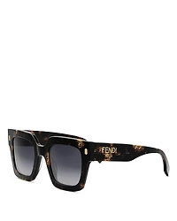 Fendi Roma Square Sunglasses, 50mm