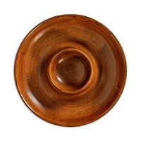 Bilbao Wood Chip & Dip Bowl