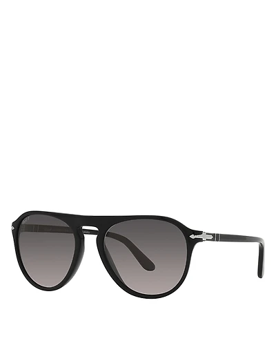 Persol Polarized Pilot Sunglasses, 55mm
