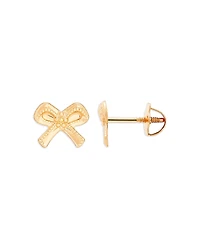 Bloomingdale's Fine Collection Children's Tiny Bow Stud Earrings