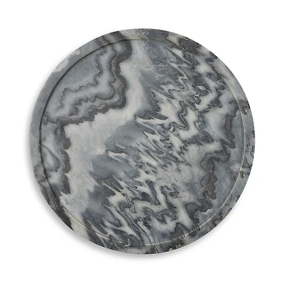 Blue Pheasant Portia 18 Marble Lazy Susan