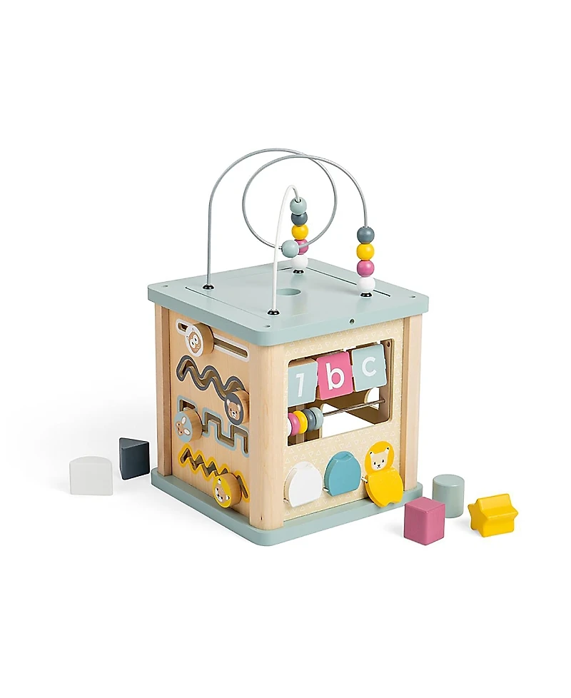 Bigjigs Toys 100% Fsc Certified Activity Cube - Ages 12 Months+