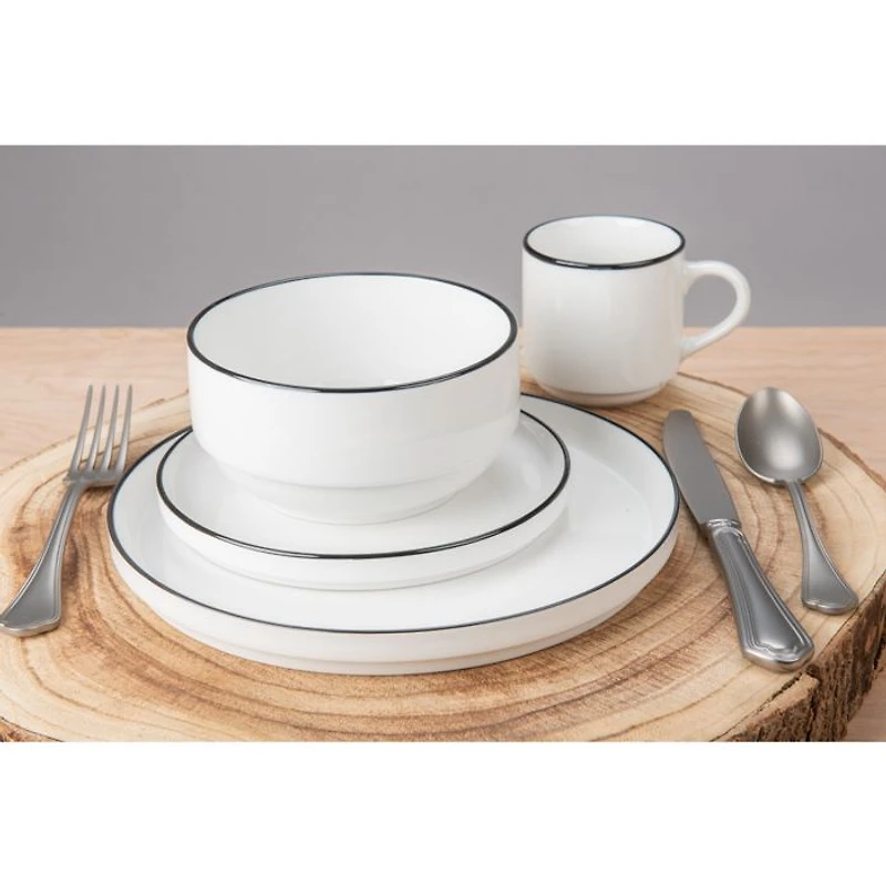 Stackable 16 Piece Dinnerware Set