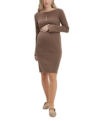 Nom Maternity Hudson Ribbed Sweater Dress