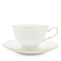 Amelie Brushed Gold Tea Cup & Saucer