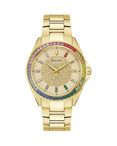 Bulova Crystal Phantom Watch, 40mm