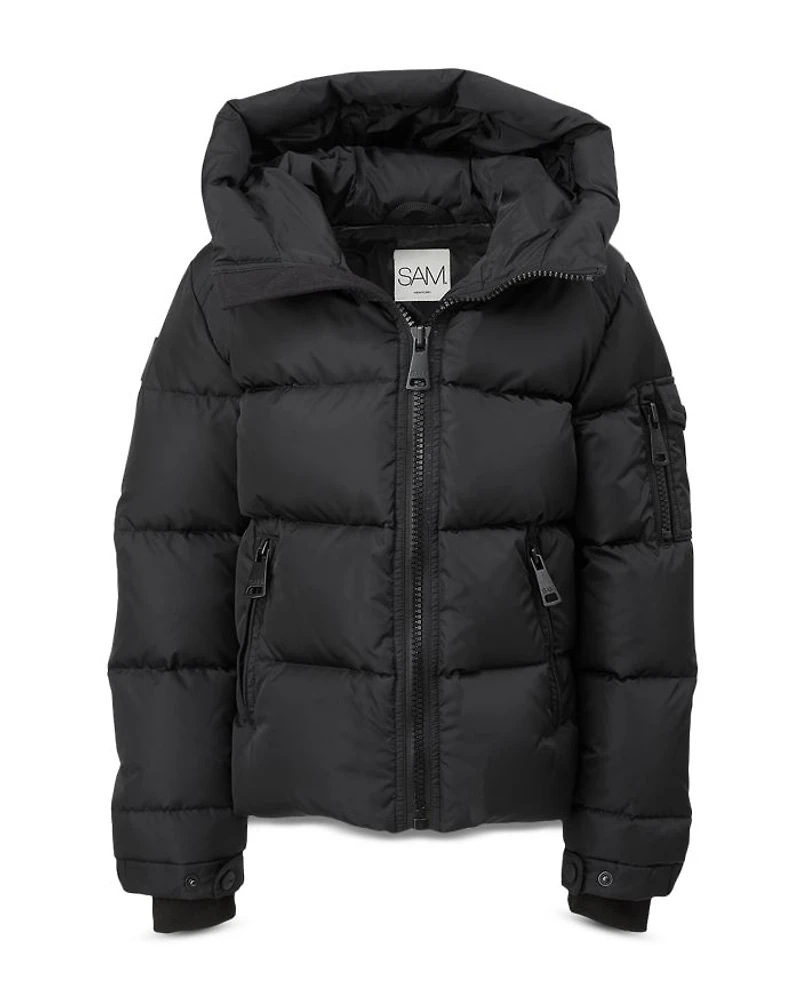 Boys' Matte Parker Hooded Down Puffer Jacket - Big Kid