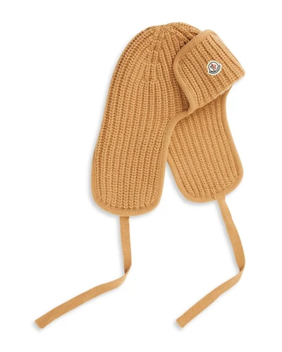 Wool Ribbed Aviator Hat
