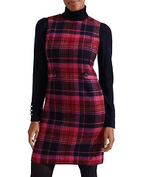 Sariah Plaid Wool Dress