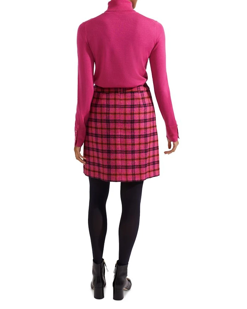 Leah Wool Pleated Skirt
