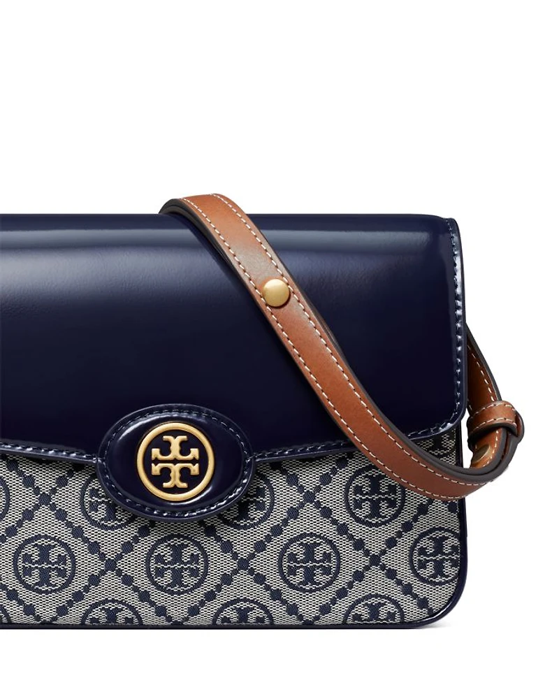 Robinson T Monogram Convertible Shoulder Bag