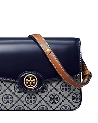 Robinson T Monogram Convertible Shoulder Bag