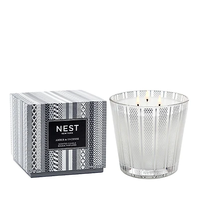 Nest New York Amber & Incense 3 Wick Candle 21 oz.