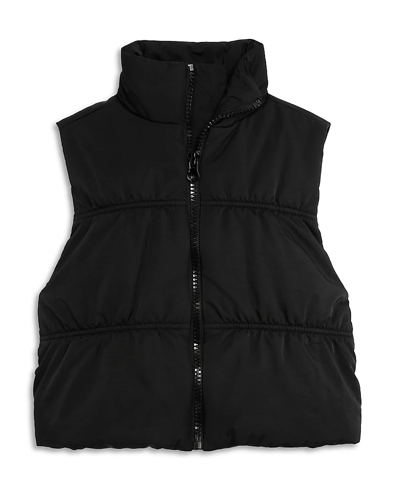 Blanknyc Girls' Cropped Puffer Vest - Big Kid