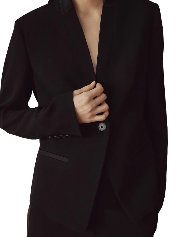 Miranda Stand Collar Blazer
