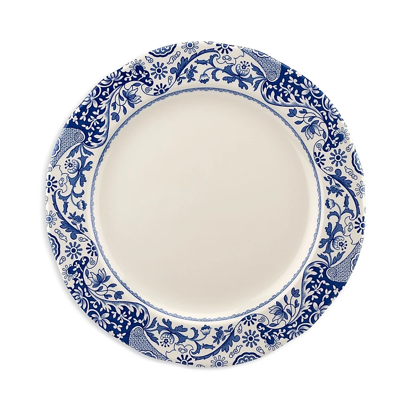 Spode Blue Italian Brocato Charger Serving Platter