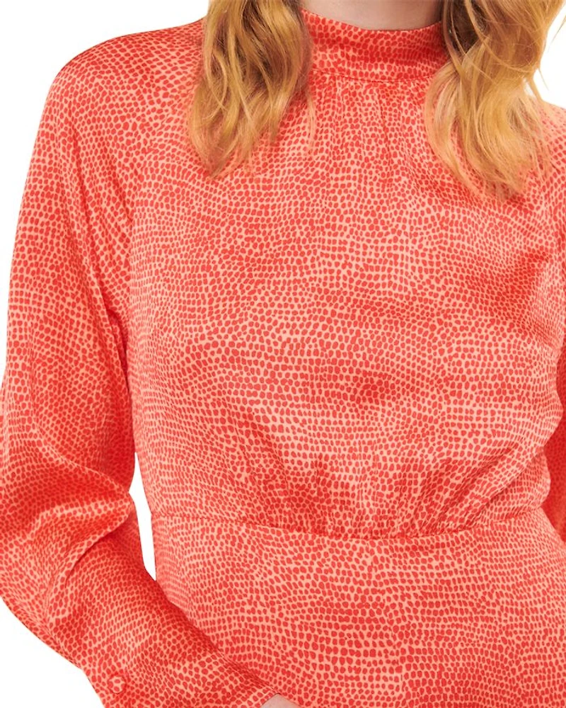 Pebble Spot Print Midi Dress