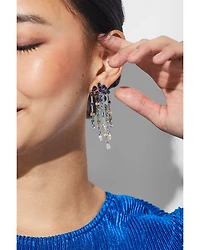 Rockstars Mixed Cubic Zirconia Chandelier Earrings