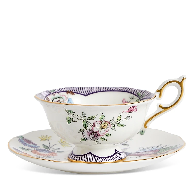 Wedgwood Fortune Teacup & Saucer Set