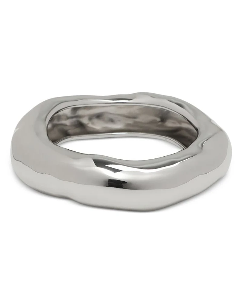 Molten Wide Bangle Bracelet