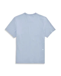 Silver Pique Crewneck Tee