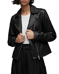 Allsaints Vela Leather Biker Jacket