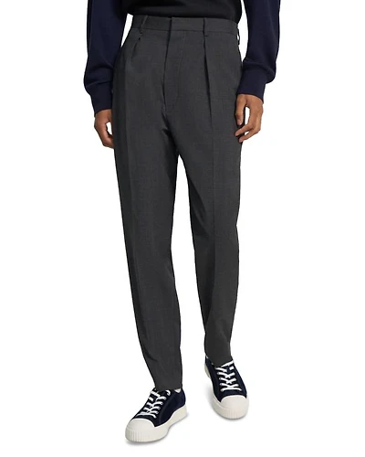 Tapered Wool Pants