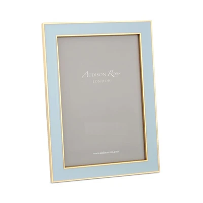 Powder Blue Enamel Picture Frame, 5" x 7"