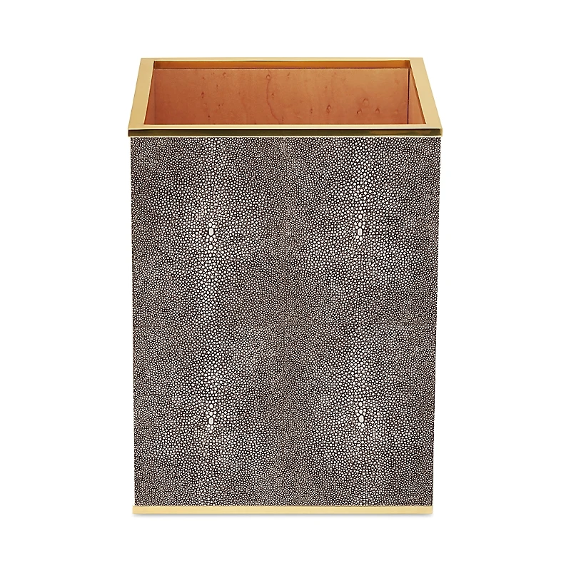 Aerin Faux Shagreen Waste Basket