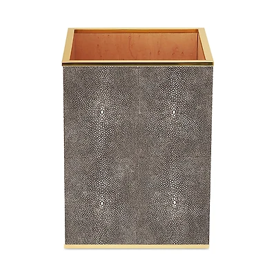 Aerin Faux Shagreen Waste Basket