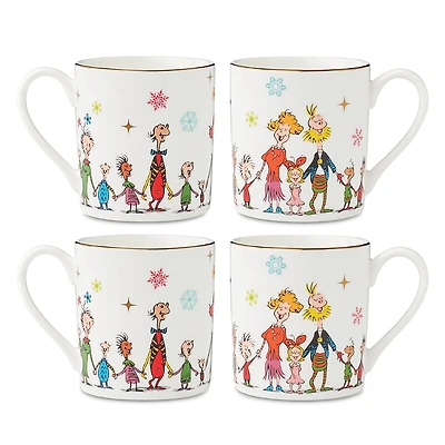 Lenox Merry Grinchmas Mugs, Set of 4