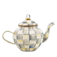 Mackenzie-Childs Sterling Check 4 Cup Teapot