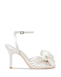 Women's Rey Square Toe Rosettes High Heel Sandals