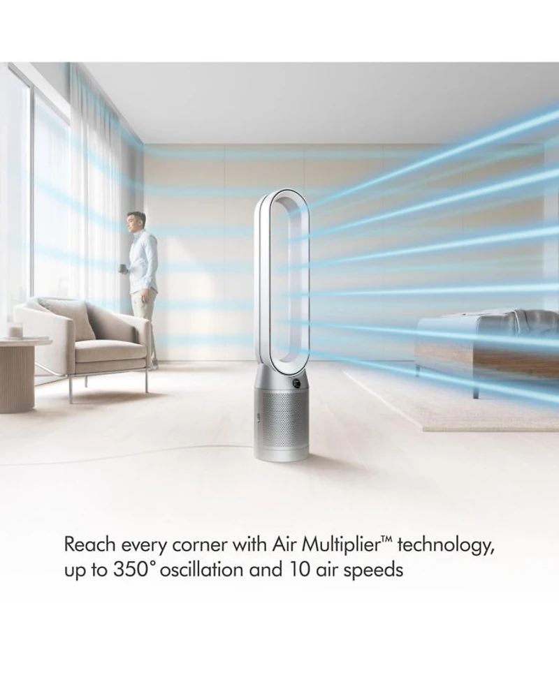 Purifier Cool™ Connected Tower Fan TP07 | Black/Nickel