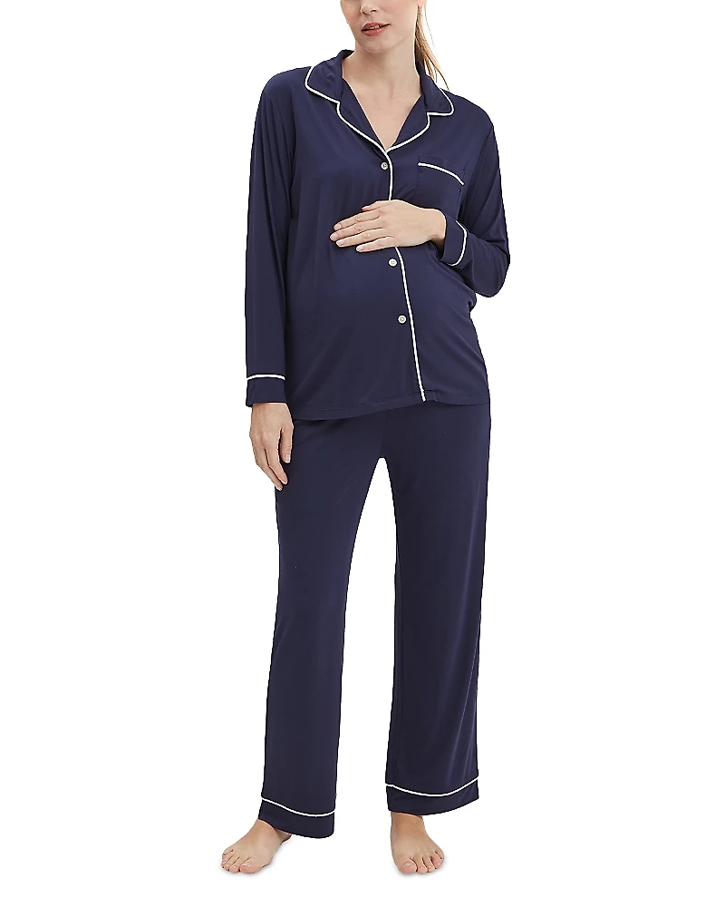 Nom Maternity The Heart On My Sleeve Pajama Set