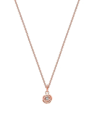 Tiny Blessings Children's 14K Gold Blushing Rose Girls' 12-14 Necklace
