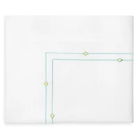 Sferra Diamantini Flat Sheet, Full/Queen