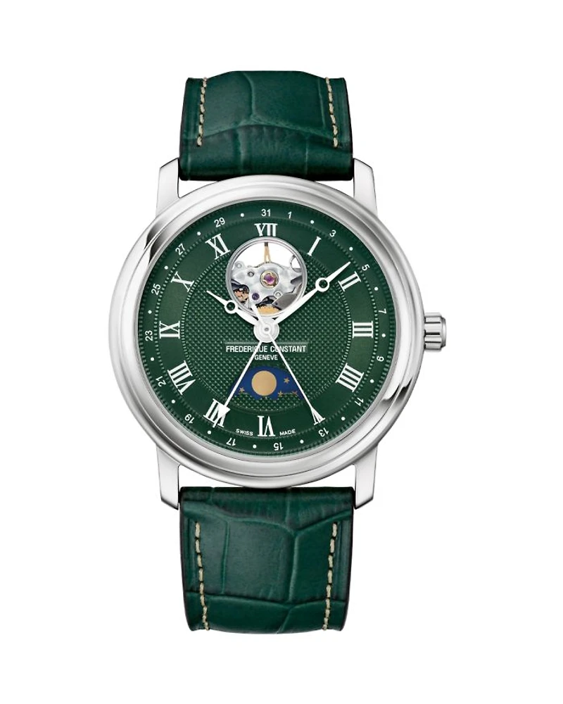 Classics Heart Beat Moonphase Automatic Watch, 40mm