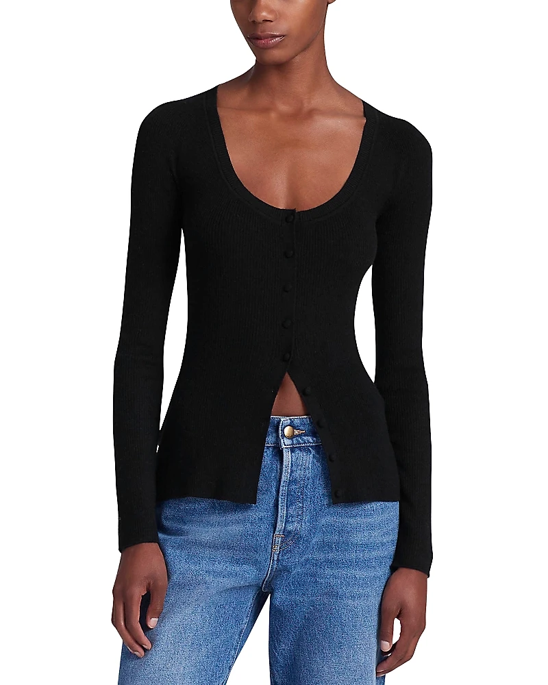 Altuzarra Jones Cashmere Scoop Neck Cardigan