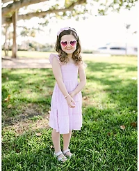 Girls' Palmer Pink Seersucker Bow Headband - Little Kid, Big Kid