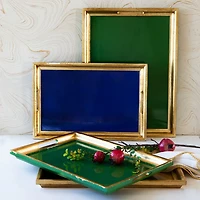 Florentine Wooden Rectangular Tray