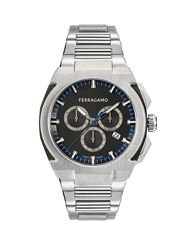 Ferragamo Edge Chrono Chronograph, 43mm