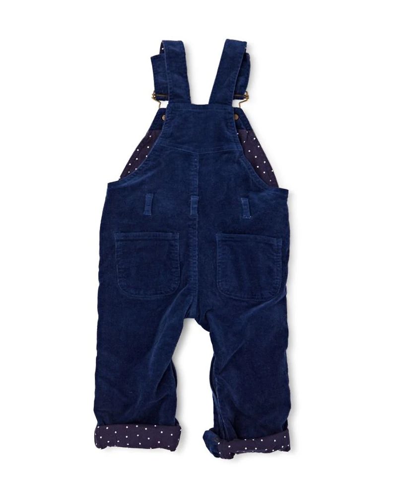Unisex Navy Corduroy Overalls - Baby, Little Kid, Big Kid